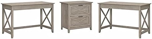 2 Person Desk Set with Lateral File Cabinet W795