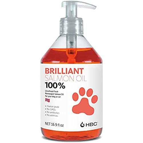 Salmon Oil for Dogs Cats Omega 3 Fish Oil Liquid Supplement M381