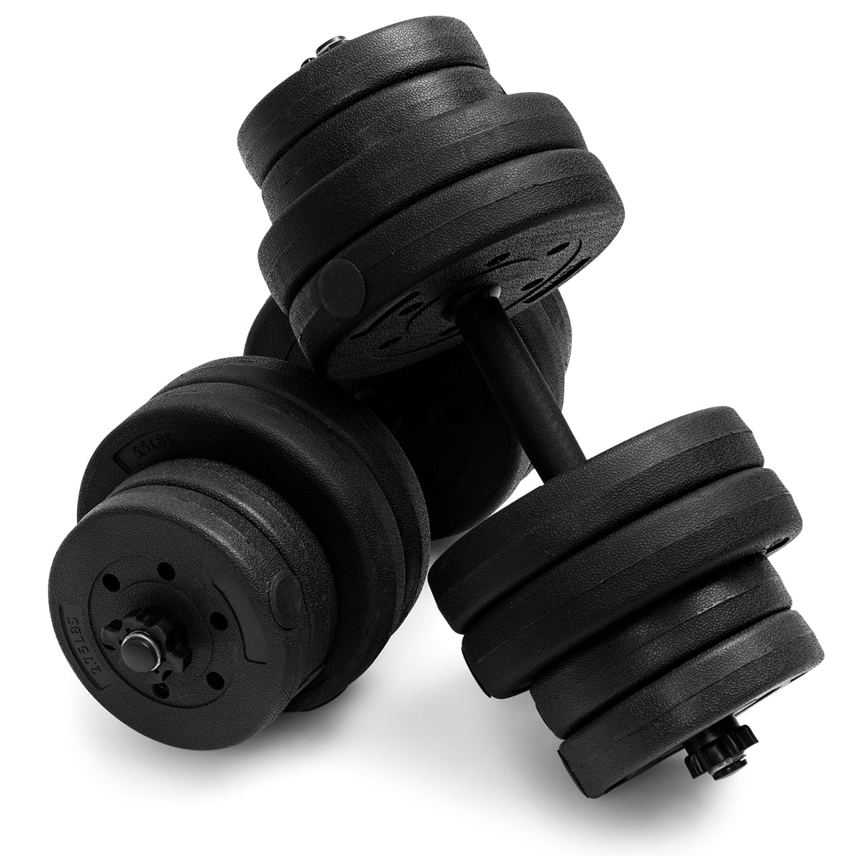 66 LB Dumbbell Weight Set with 16 Adjustable Plates A212647