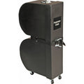 Black Upright Timbale Case with Wheels Q26281