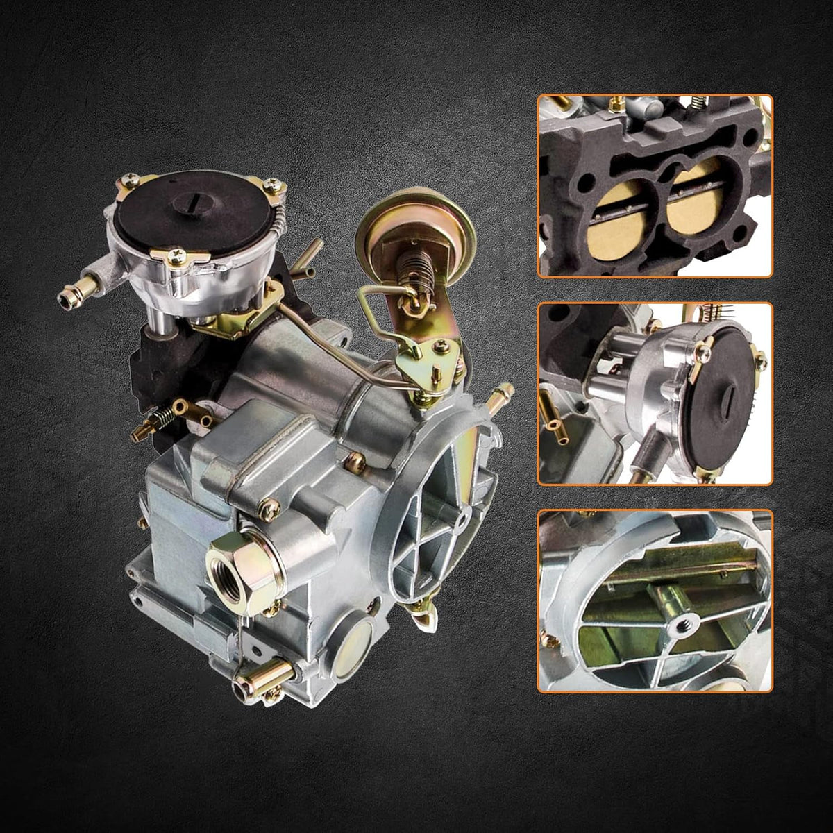 2-Barrel Carburetor Small Block Engine Automatic Choke Q2662