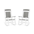 White Rocking Chair T6453