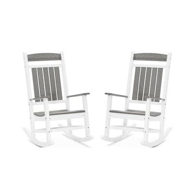 White Rocking Chair T6453