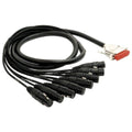 8 Channel DB25-XLR Female Snake Cable 5 ft. S284