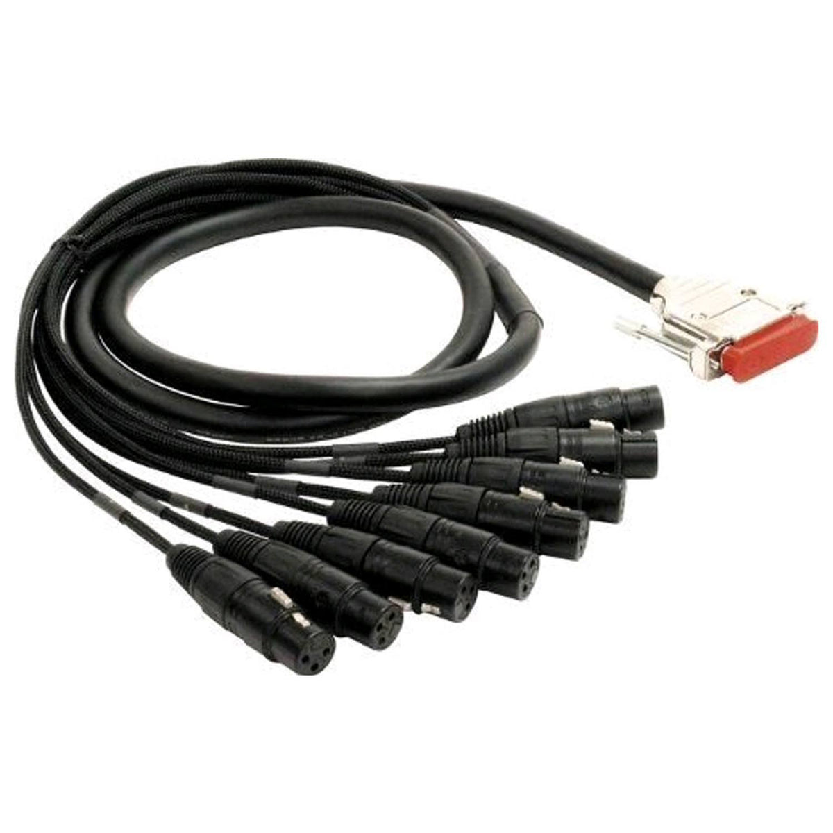 8 Channel DB25-XLR Female Snake Cable 5 ft. S284