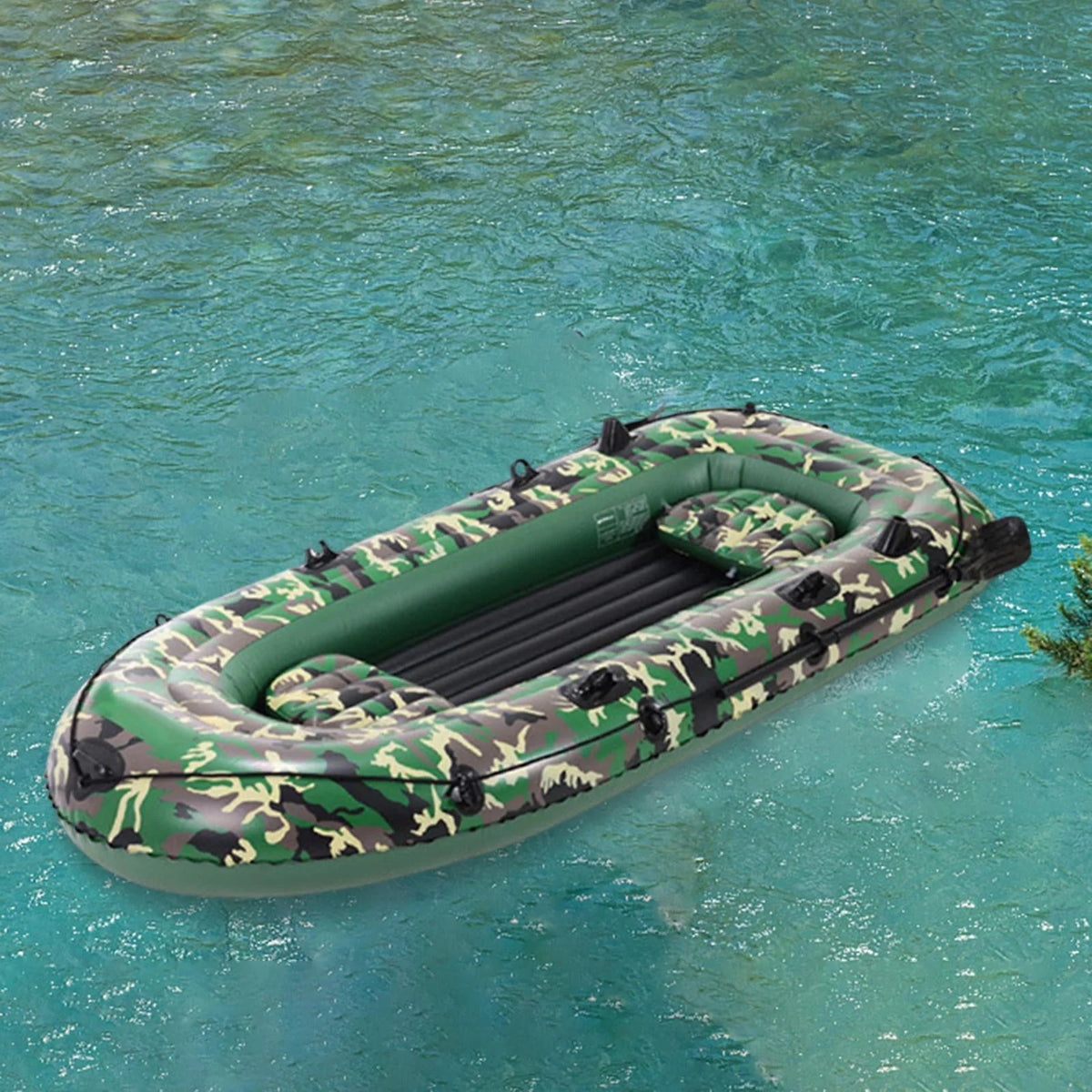 4 Person Inflatable Kayak with Paddles and Pump U77400