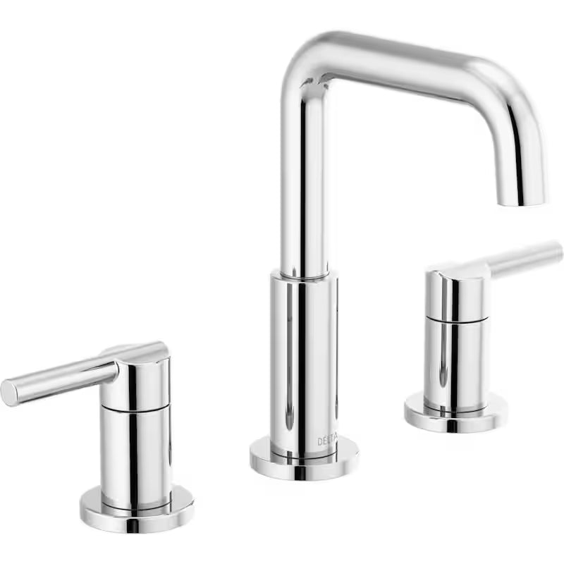 8 in. Widespread 2-Handle Bathroom Faucet in Chrome Y443951