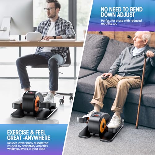 Under Desk Elliptical Machine with 12 Adjustable Speeds N292155