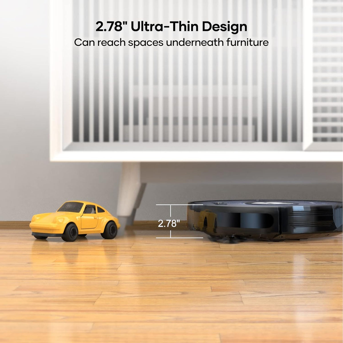 Robot Vacuum Cleaner, 2500Pa Suction, Mopping, App Control, Ultra-Slim Z8501