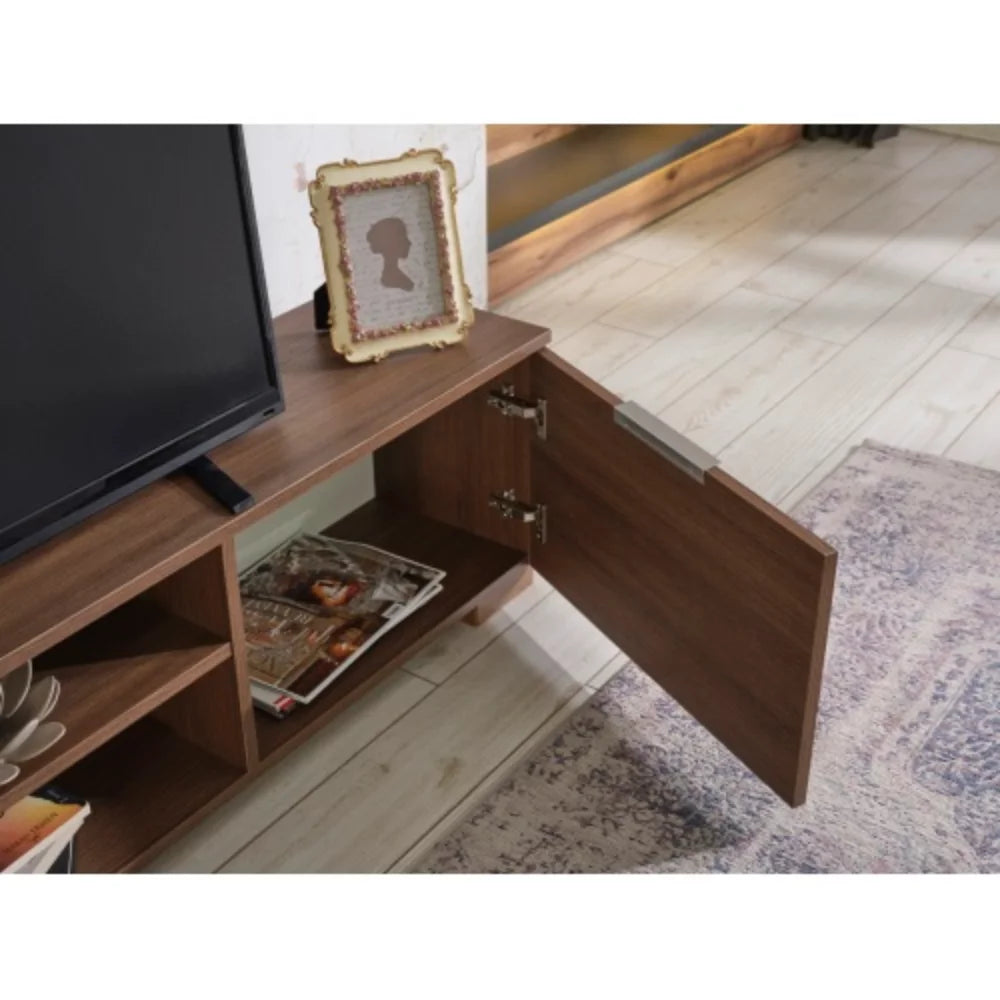 Mid Century Modern White 66 inch Tv Stand S1035