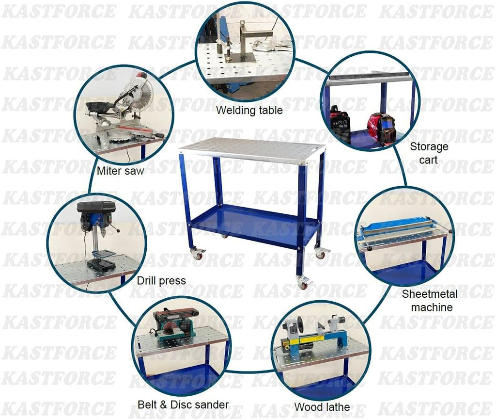 Portable Welding Table with 5/8 /16mm Holes R2033
