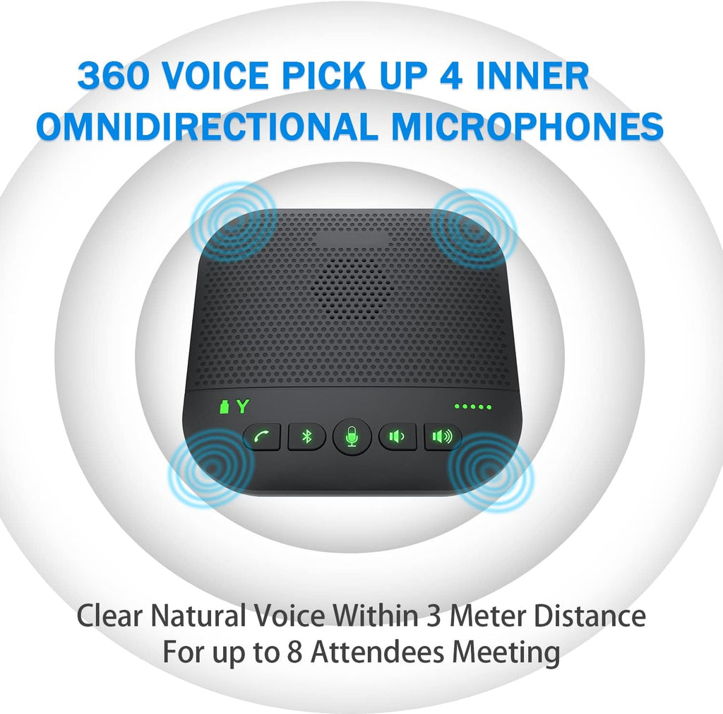Bluetooth Conference Speakerphone with 4 Mics I8894