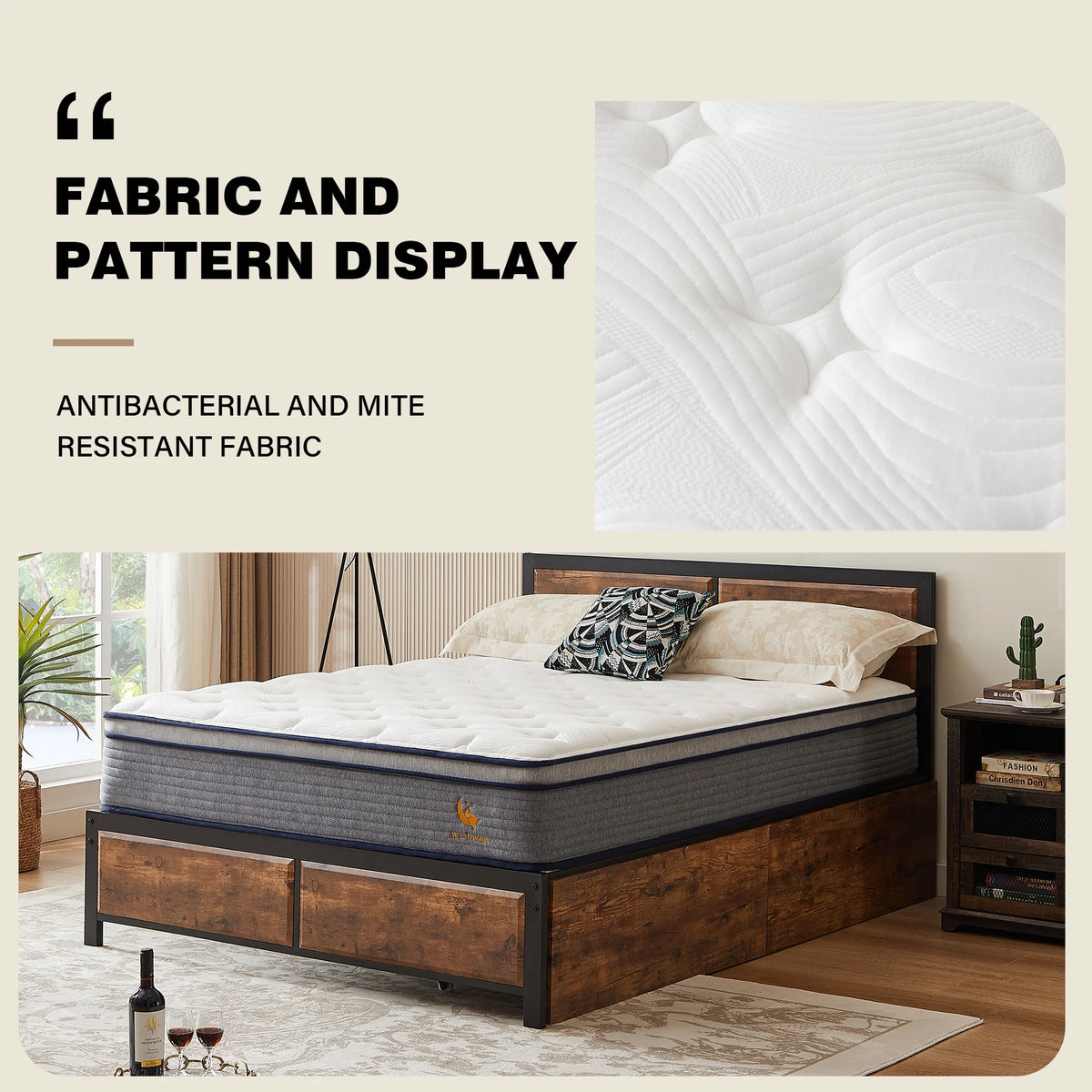 Queen Size Breathable Mattress P64401