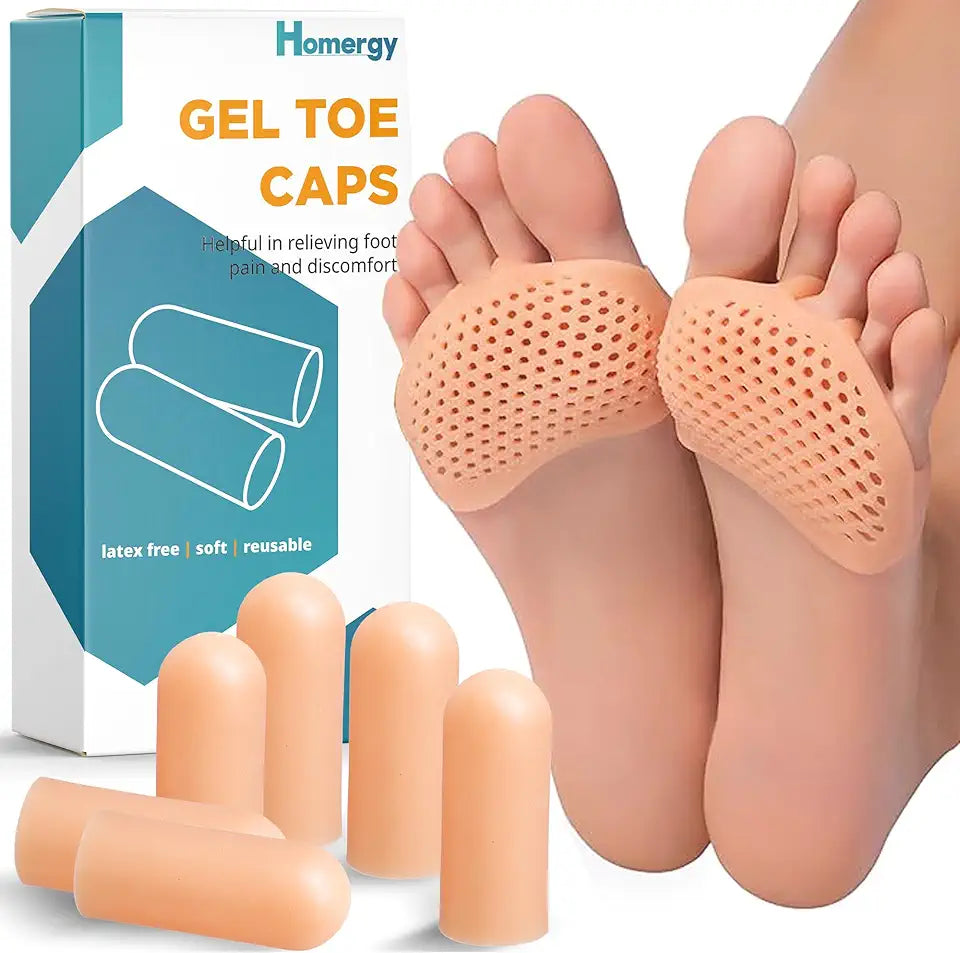 Soft Gel Toe Protectors and Metatarsal Foot Pads B1303