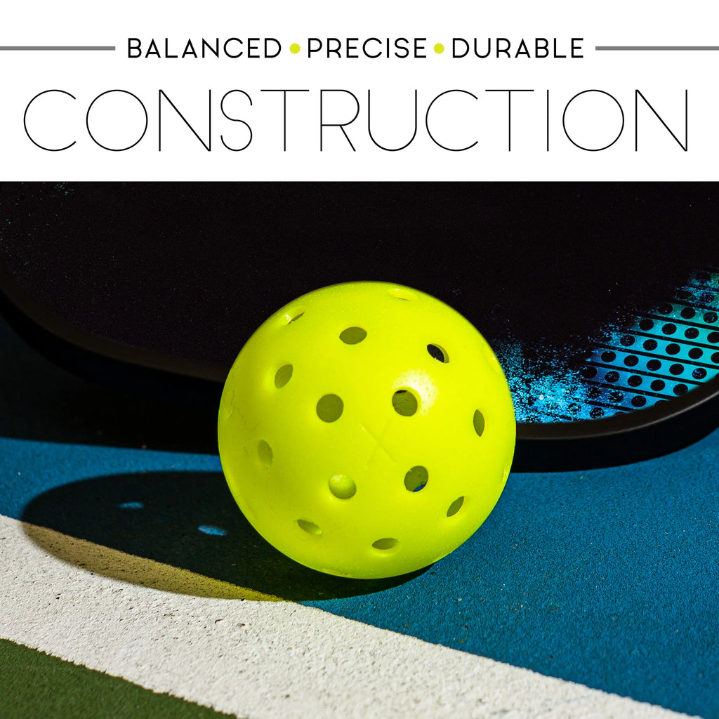 6 Pack Regulation Size Outdoor Pickleballs Q368