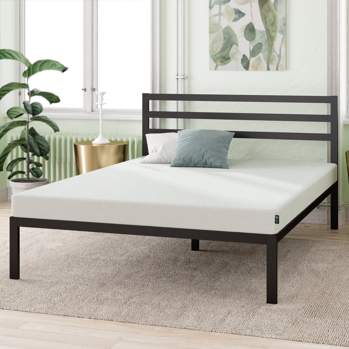 6 Green Tea Memory Foam Mattress Full F356