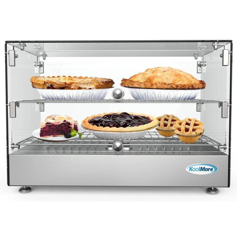 Countertop Commercial Food Warmer Display Case in Stainless Steel C5861