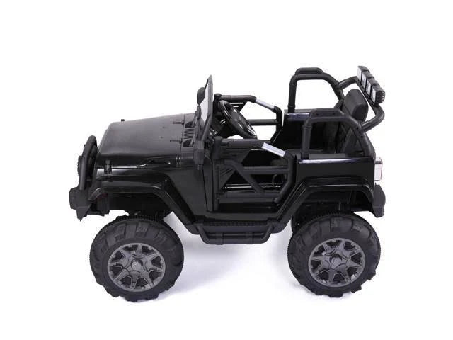 12V Battery Powered Electric Car with Remote Control Black K729814