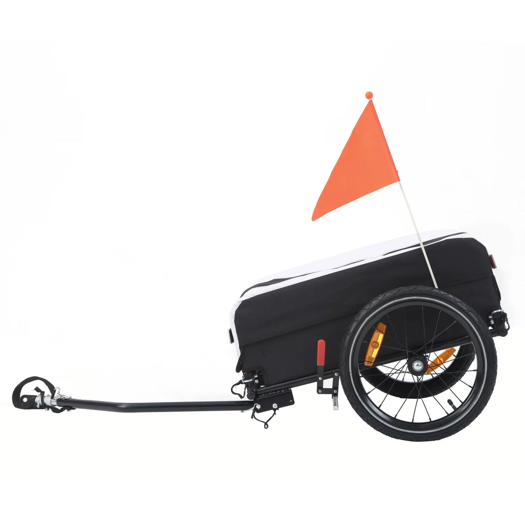 Folding Bike Cargo Trailer with Removable Cover L39163