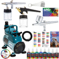 Multi-Purpose Airbrushing System with 3 Airbrushes Y379