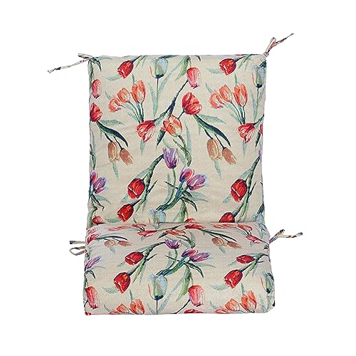 Set of 2 Outdoor Dining Chair Cushions 38x18x4.5 inch F2442