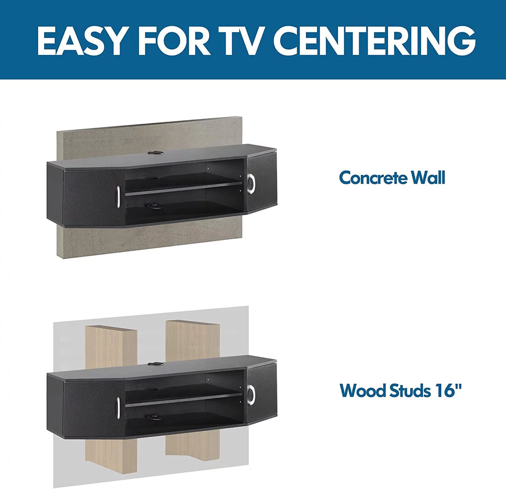 Wall Mounted Floating TV Stand with Storage Cabinets N8086