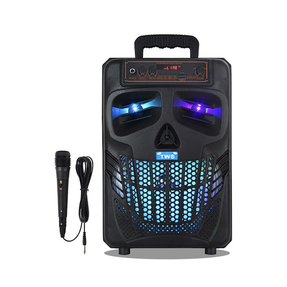 Portable Bluetooth Black Speaker with Double Subwoofer G5156