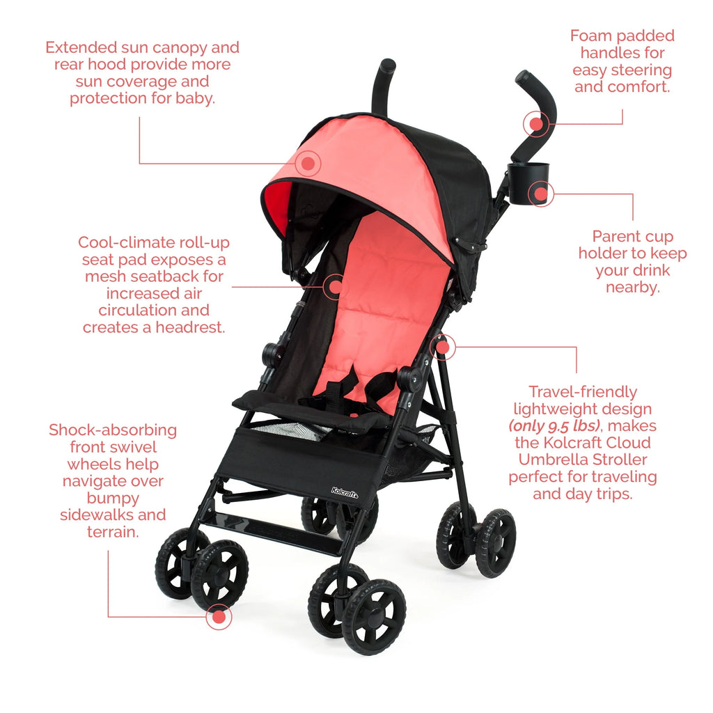 Black Umbrella Stroller V4256