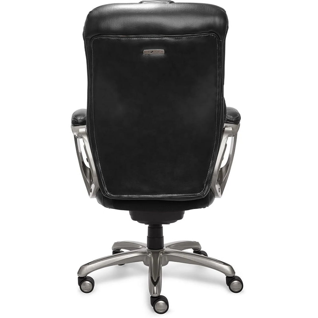 Black Faux Leather Metal Executive Office Chair Y460