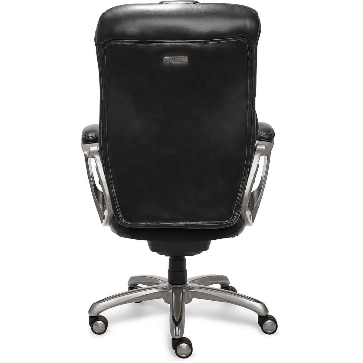 Black Faux Leather Metal Executive Office Chair Y460