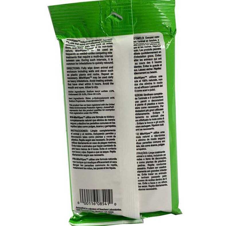 Mite Flea and Tick Control 26 Wipes E191