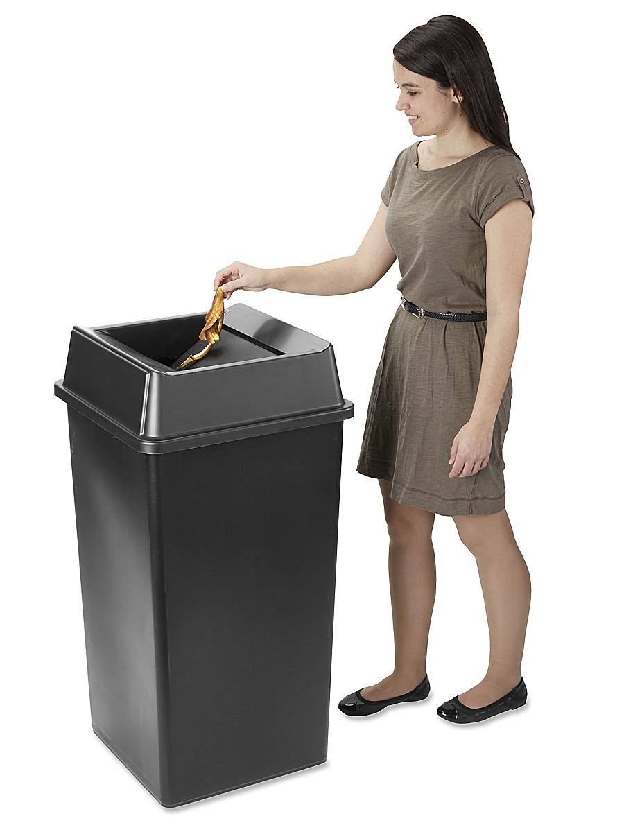 50 Gallon Black Trash Can H8905