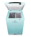 Aqua Retro Refrigerator & Chest Freezer I152598