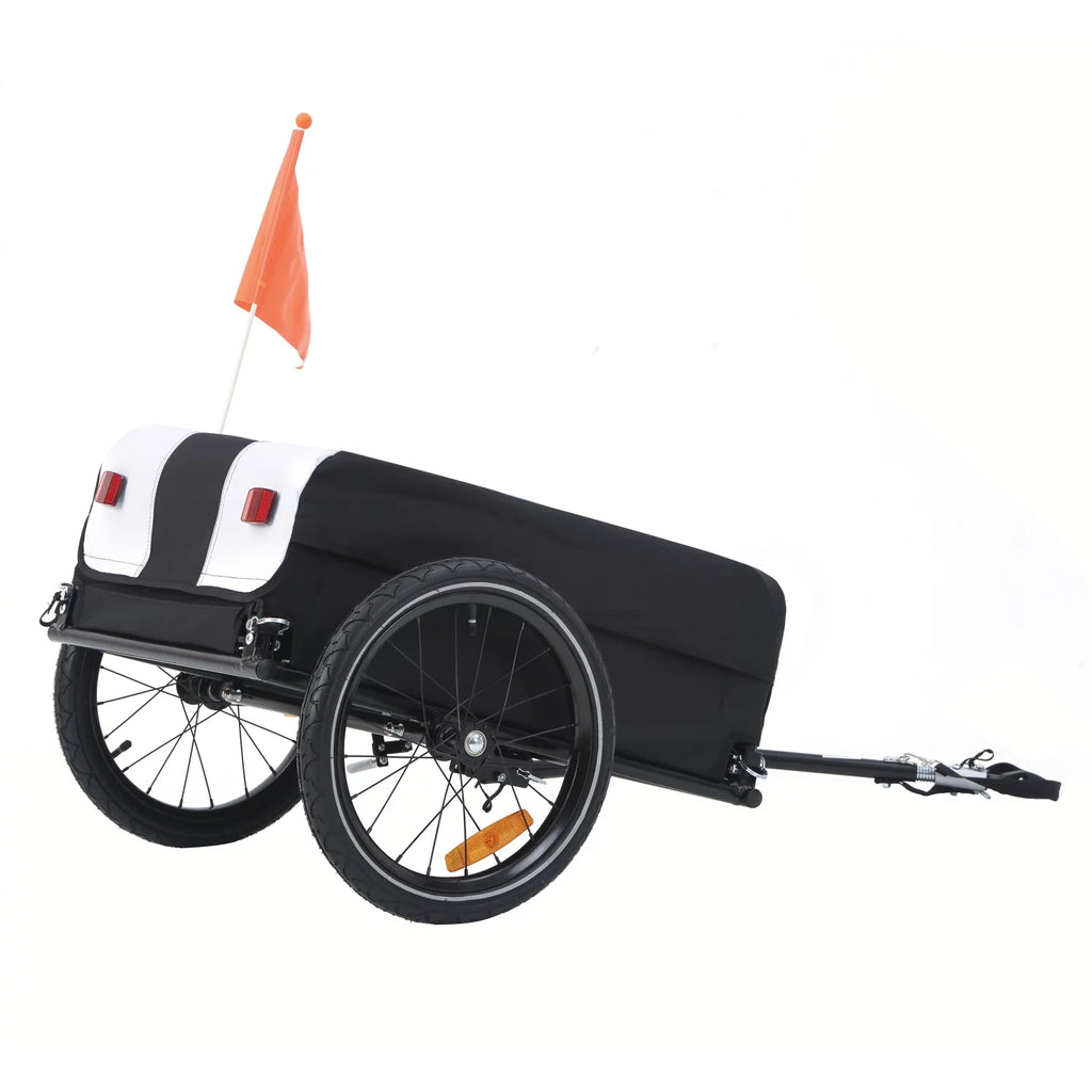 Folding Bike Cargo Trailer with Removable Cover L39163