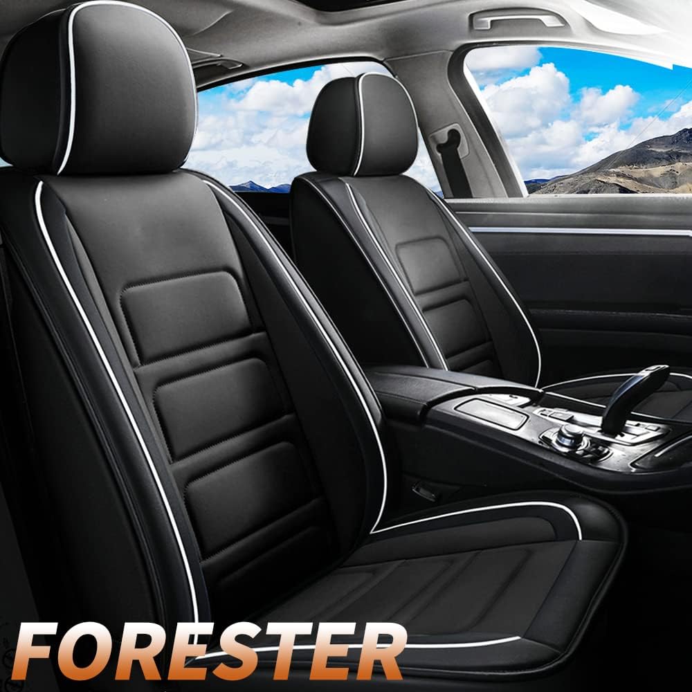 Custom Fit Full Set Waterproof Faux Leather Car Seat Covers P779522