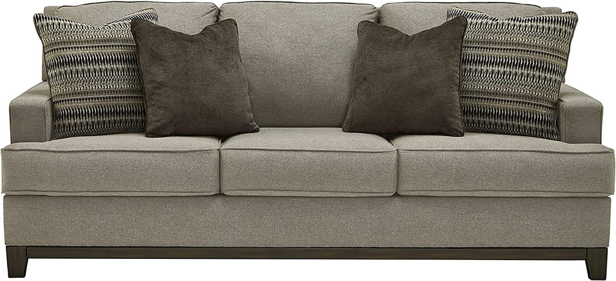 Gray Fabric & Wood Sofa G248715