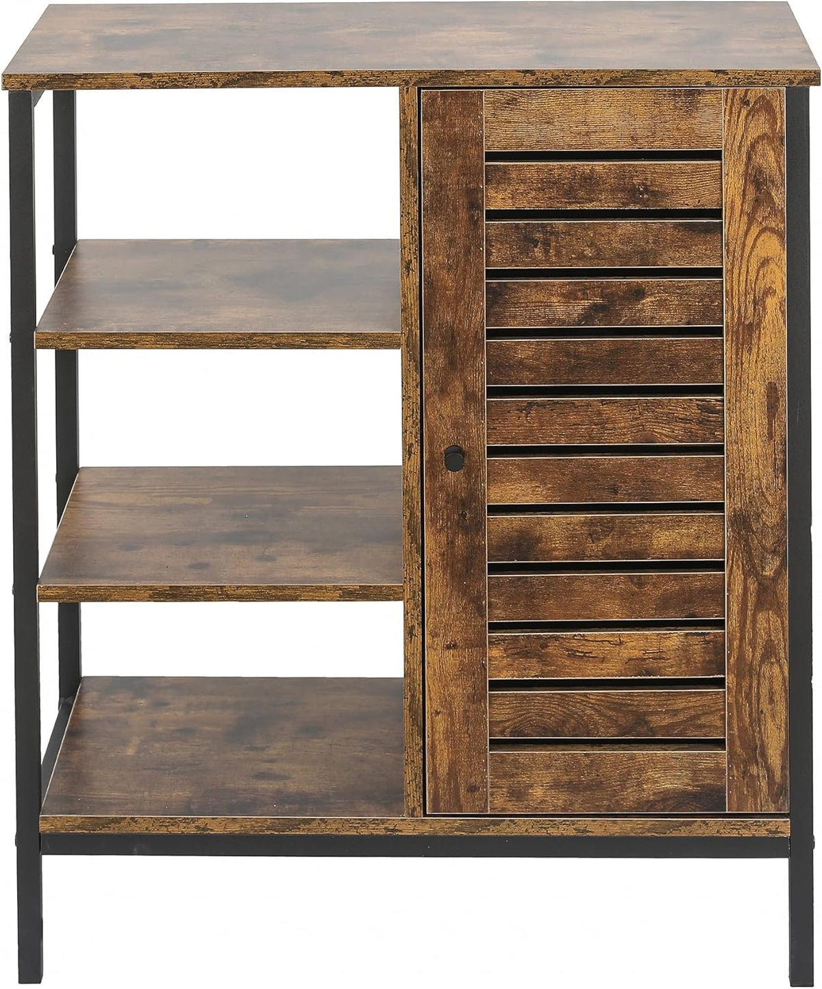 White 22 inch Wood Bathroom Floor Storage Cabinet with 4 Drawer B559
