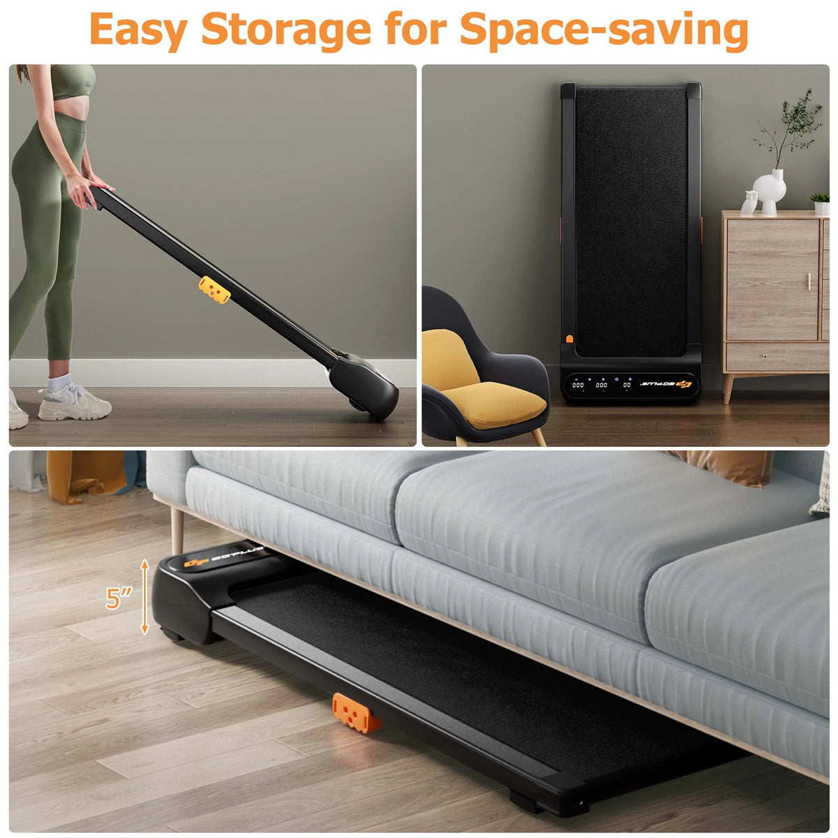 Walking Pad Treadmill with Remote C229859