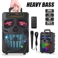 Portable Bluetooth Black Speaker with Double Subwoofer G5156