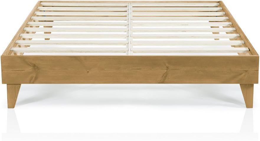 King Size Wood Platform Bed Frame F776604