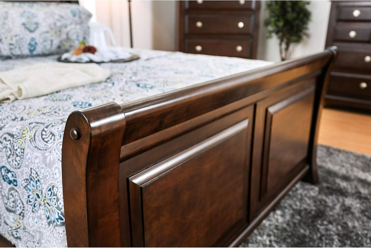 California King Sleigh Bed O5078
