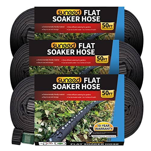 4 Pack 25FT Flat Soaker Hose R885800