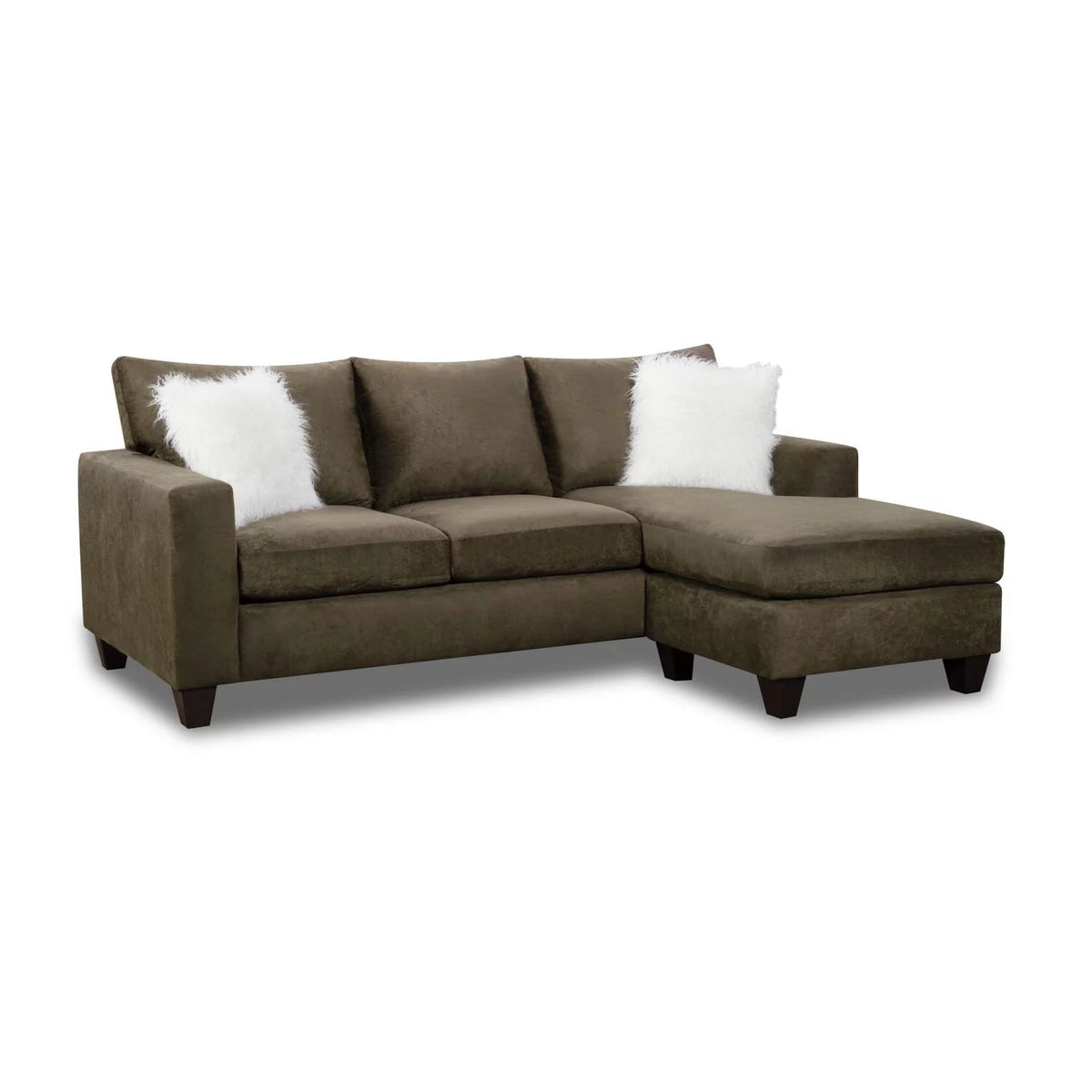 86"W Wood Sofa with 2 Pillows Z116