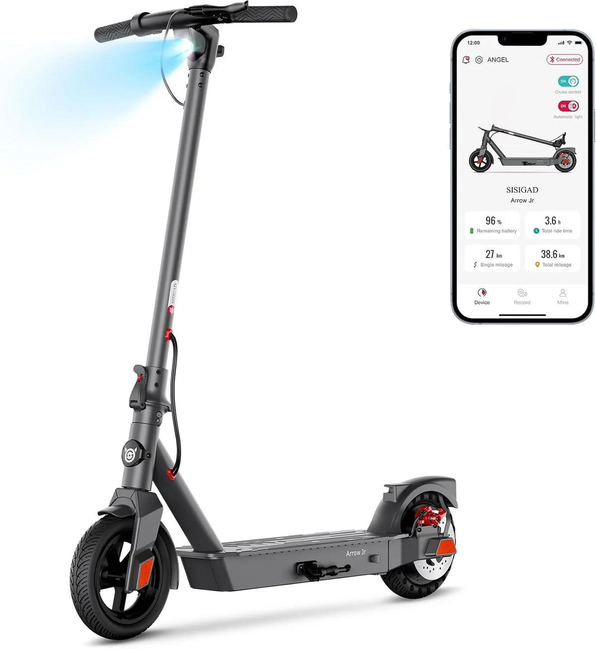 Electric Kick Scooter 300W Motor 8.5 Tires Portable Folding H6930