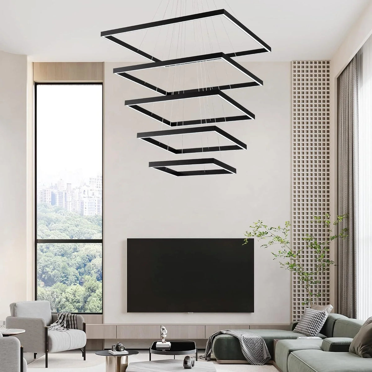 Square LED Ceiling Light Fixture K7420
