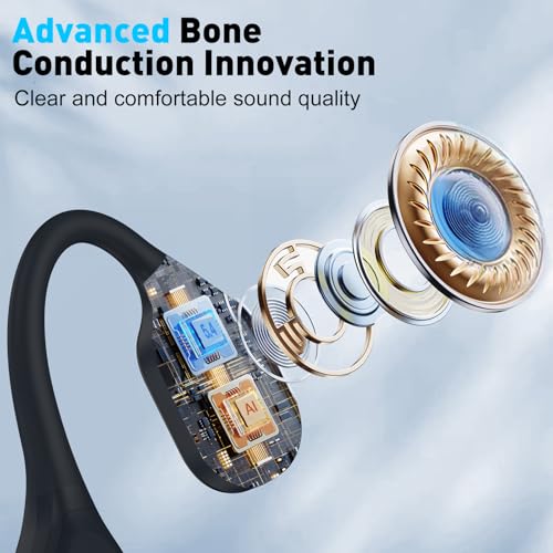 Black Bone Conduction Swimming Headphones W850