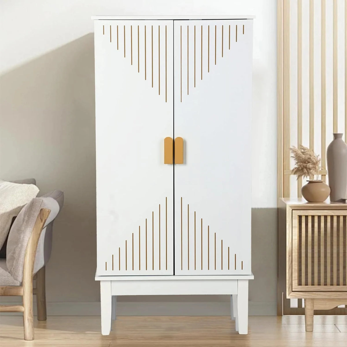 47.2” Kitchen Pantry Cabinet with Adjustable Shelves G94193