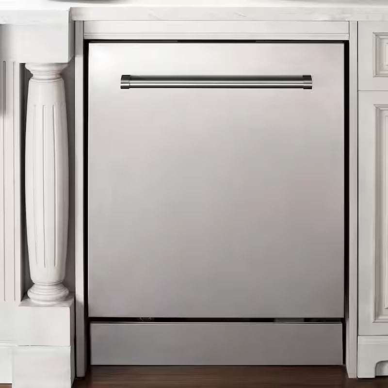 24 in. 6-Cycle Compact Dishwasher with 2 Racks in Stainless Steel J84372