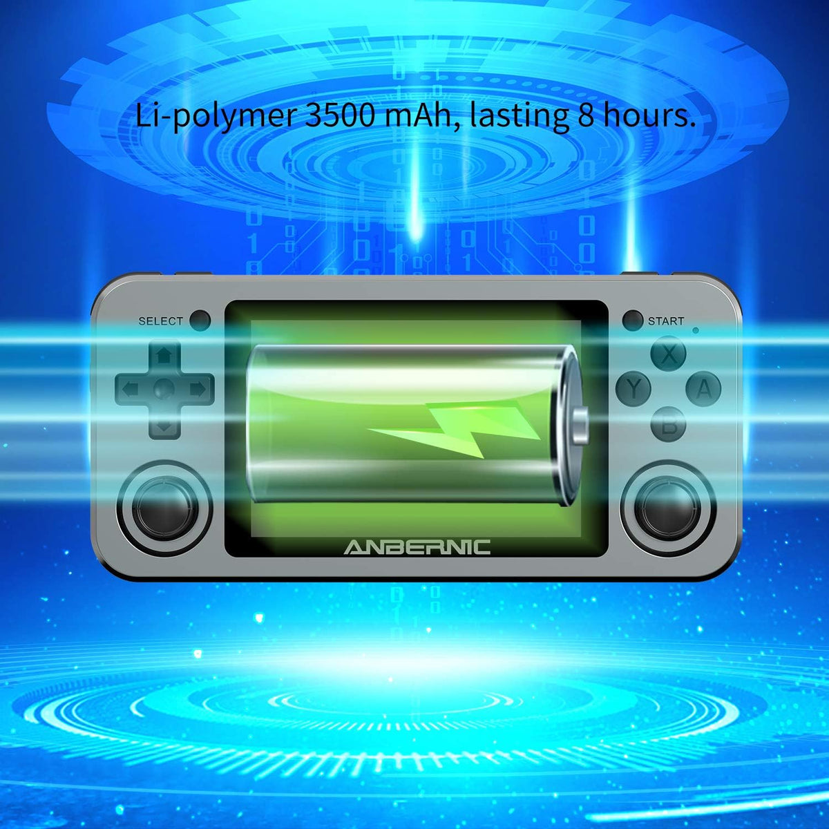 Handheld Game Console with 64G TF Card 3.5 inch IPS Screen C248986