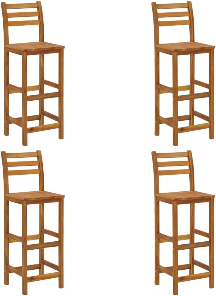 Solid Acacia Wood Bar Stool N28527